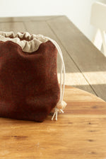Load image into Gallery viewer, Wool Erin Project Bag
