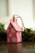 Load image into Gallery viewer, Holiday Fabric House Luminary
