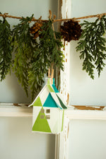 Load image into Gallery viewer, Holiday Fabric House Luminary
