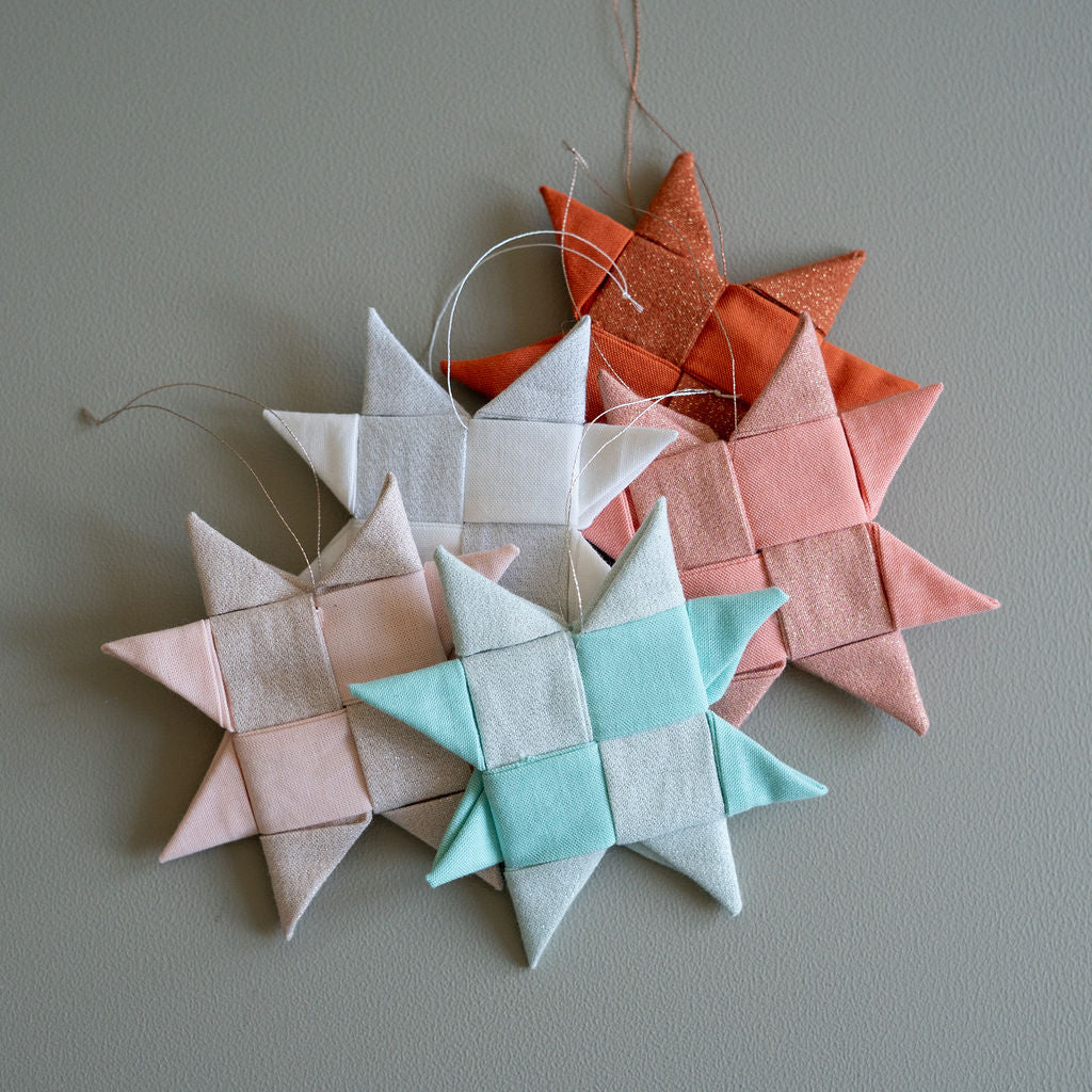 Large Folded Fabric Star