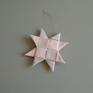 Large Folded Fabric Star