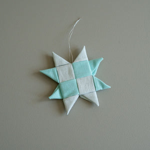 Large Folded Fabric Star