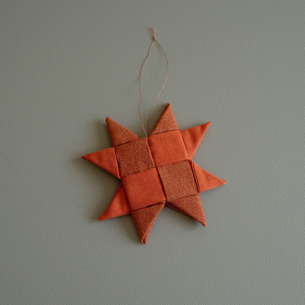 Large Folded Fabric Star