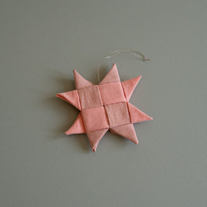 Large Folded Fabric Star