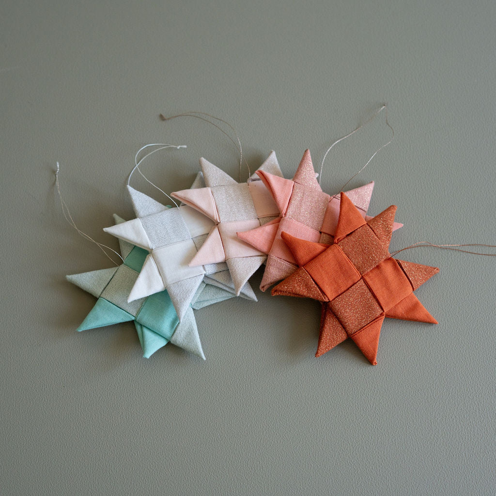 Large Folded Fabric Star