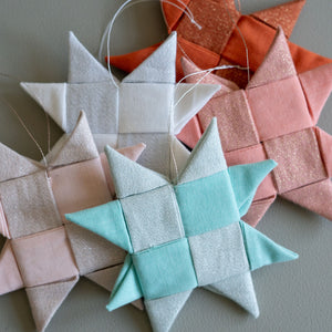 Large Folded Fabric Star