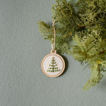 Load image into Gallery viewer, Hand embroidered holiday ornament
