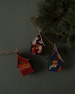 Load image into Gallery viewer, Holiday Fabric House Luminary
