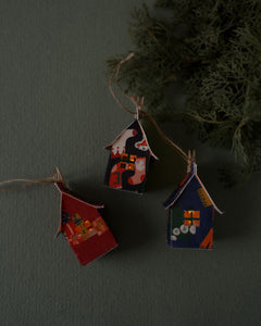 Holiday Fabric House Luminary