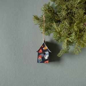Holiday Fabric House Luminary