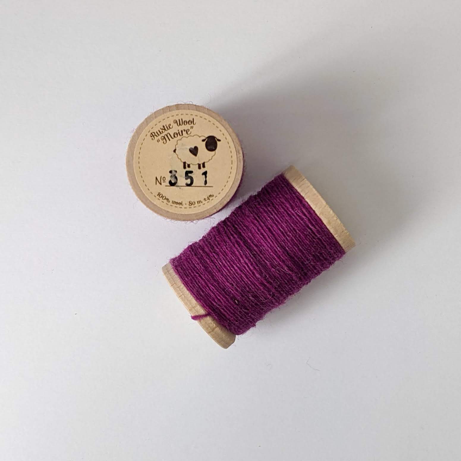 Wool Embroidery Thread - Purples/Pinks