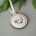Load image into Gallery viewer, Hand embroidered holiday ornament
