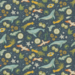 Load image into Gallery viewer, Marine Deep Blue by Birch Fabrics  - Organic Cotton Poplin
