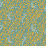Load image into Gallery viewer, Otters Mid Blue by Birch Fabrics  - Organic Cotton Poplin
